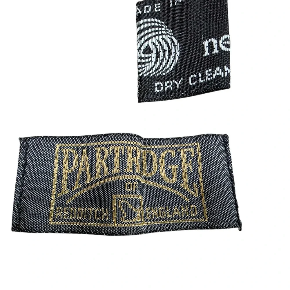 Partridge of England Tweed Wool‎ Tie Brown Textured Mens Necktie Classic Style